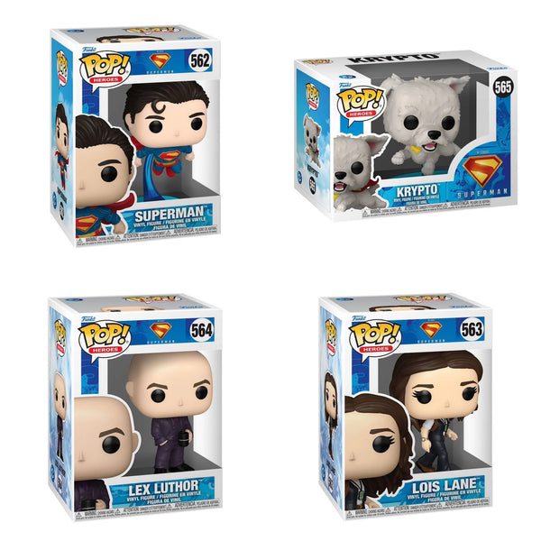 Superman (2025 Movie) Funko Pop! Vinyl Figure Krypto W Superman Flying Bundle FS