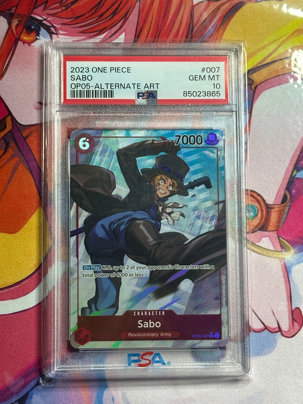 Sabo OP-05 Alt Art Awakening of A New Era PSA 10 Gem Mint One Piece
