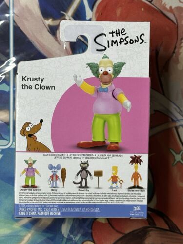 Jakks Pacific The Simpsons 2.5" Figure 2024 Wave 2 - Krusty the Clown 17534