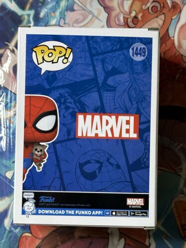 Spider-Man with Sandwich the Dog Funko Pop! Vinyl Figure #1449 In Hand Ships Now