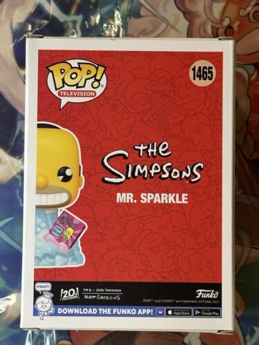 Funko POP! Television The Simpsons Mr. Sparkle #1465 Diamond PX Exclusive