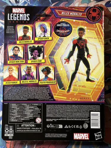 NEW 2024 MILES MORALES Marvel Legends Series Spider-Man Into The Spider-Verse