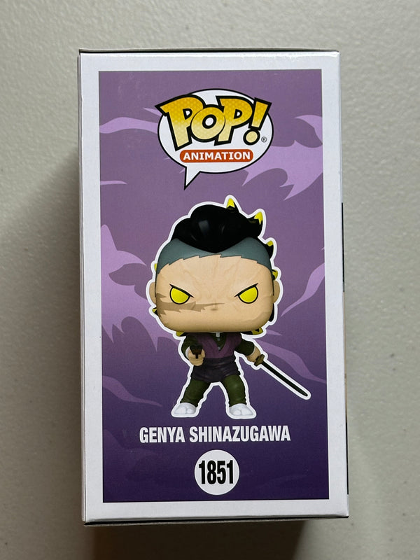 Funko Pop! Demon Slayer Genya Shinazugawa (Demon Form) #1851 w/Premium Protector