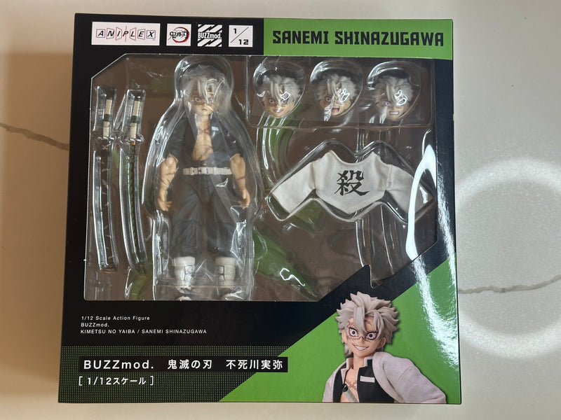 BuzzMod Sanemi Shinazugawa Figure Aniplex Demon Slayer Kimetsu No Yaiba