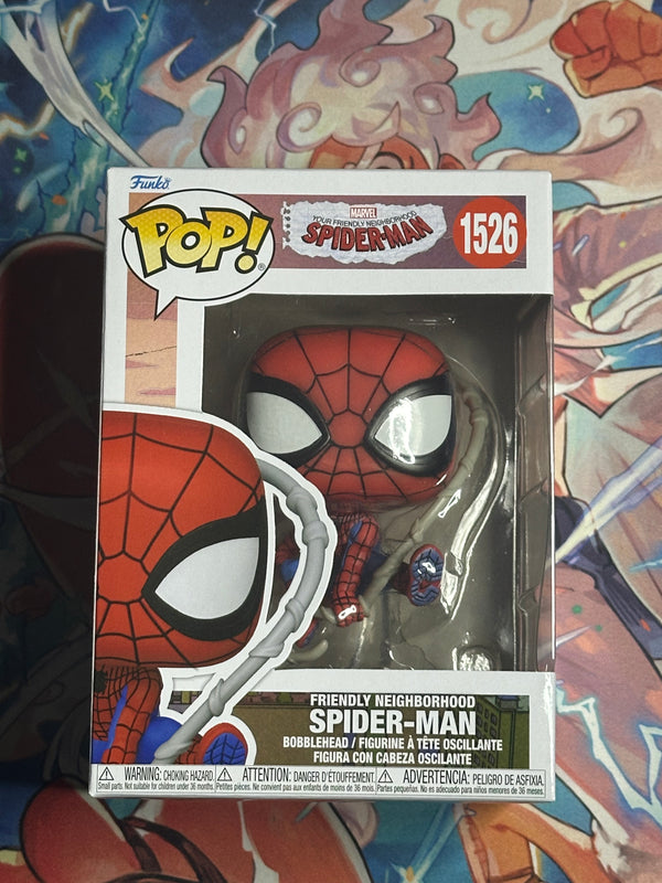 Funko POP! Friendly Neighborhood Spider-Man 1526 With protector