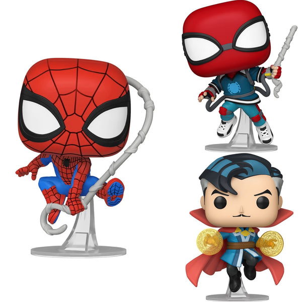 Your Friendly Neighborhood Spider-Man Funko Pop! Vinyl Figure 3 PCs Set Presale