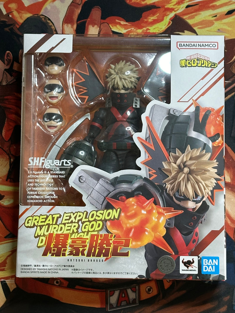 S.H. Figuarts My Hero Academia Katsuki Bakugo Action Figure USA In Hand
