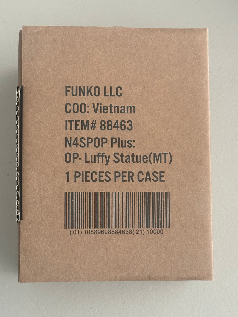 Funko Exclusive Pop Plus One Piece Monkey D Luffy 1900 Statue Bronze IN HAND