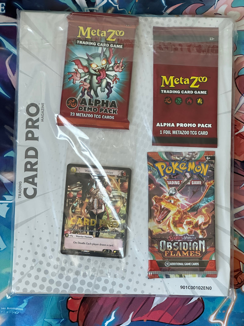 Card Pro Trading Card Pro Magazine Issue #1 With Promo Card And Sealed Packs