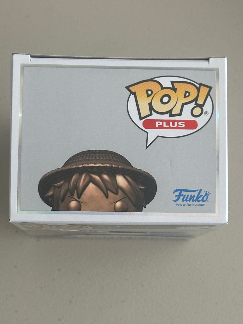 Funko Exclusive Pop Plus One Piece Monkey D Luffy 1900 Statue Bronze IN HAND