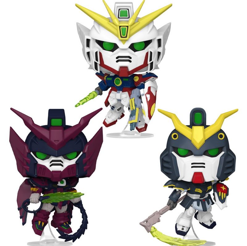 Mobile Suit Gundam Wing Funko Pop! Vinyl Figures Set of 3 PRE-ORDER