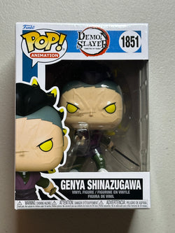Funko Pop! Demon Slayer Genya Shinazugawa (Demon Form) #1851 w/Premium Protector
