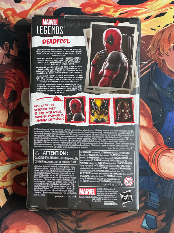 Marvel Legends Deadpool and Wolverine - Deadpool 6" Action Figure In Hand