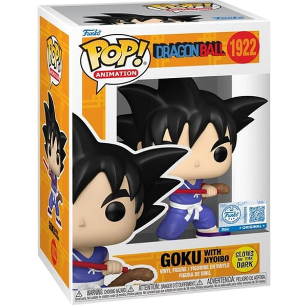 Funko Pop! Vinyl: Dragon Ball - Goku with Nyoibo (Glow) - Alliance PRESALE