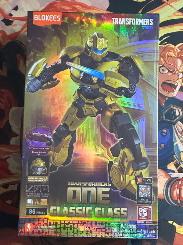 B-127 Bumblebee Transformers One Assembled Model Action Figure Blokees Toy11.8cm