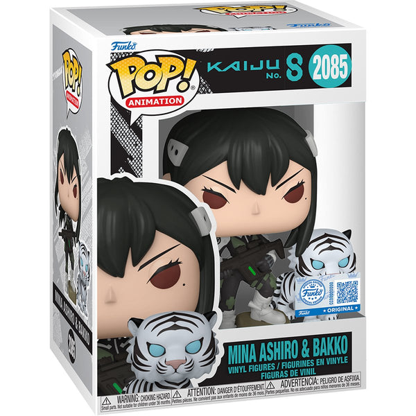 Kaiju No. 8 Mina Ashiro & Bakko Funko Pop! Vinyl Figure and Buddy #2085 In Stock