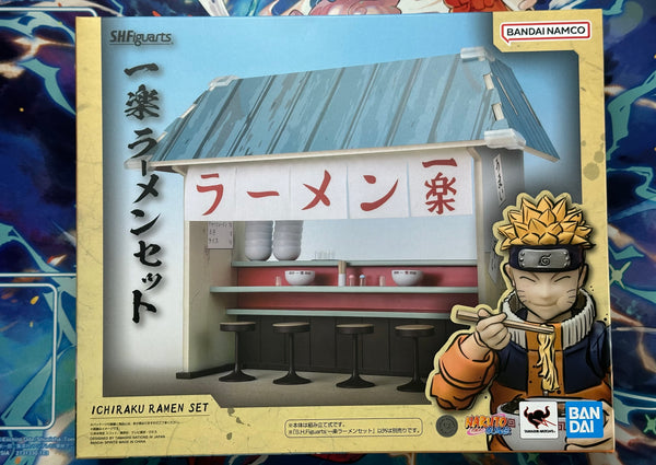 TAMASHII NATIONS Naruto Ichiraku Ramen Set Figure Bandai Spirits SH Figuarts