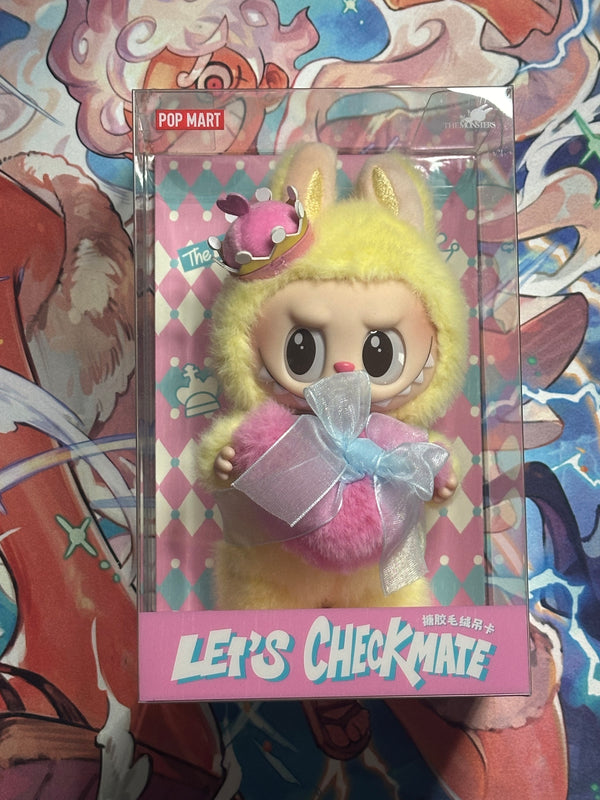 POP MART Labubu Let's Checkmate The Monsters Hanging Plush 100% Authentic USA