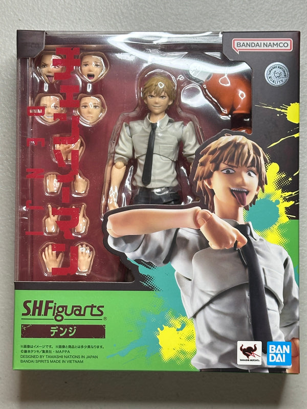 Bandai Tamashii S.H. Figuarts Denji W Pochita Chainsaw Man Action Figure New