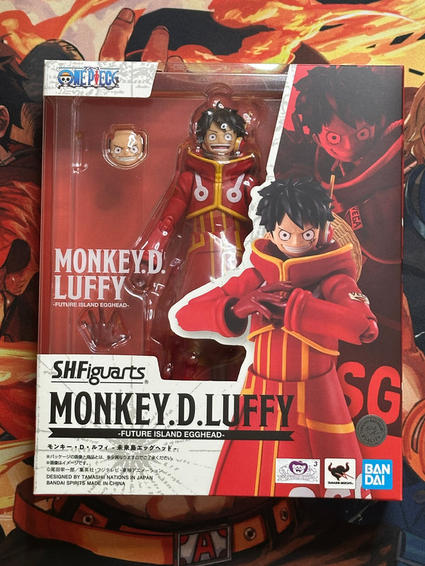 S.H. Figuarts Monkey.D.Luffy -Future Island Egghead- One PieceAction Figure USA