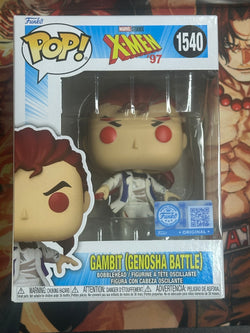 Funko Pop X-Men '97 Gambit Genosha Battle #1540 EE Exclusive 🚨IN HAND🚨