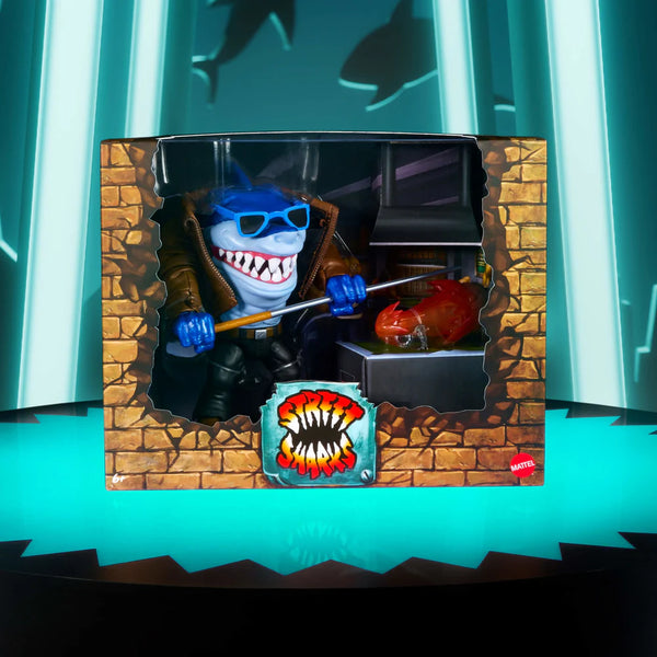 Mattel Street Sharks Ripster  "A Shark Among Us" Action Figure New SDCC 2024