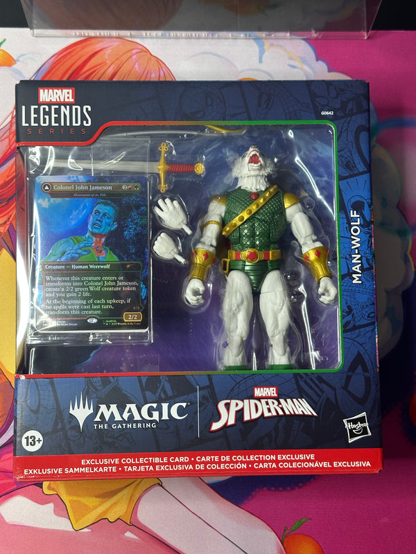 Spider-Man Marvel Legends Magic: Man-Wolf 6-Inch Action Figure With Card In Stock