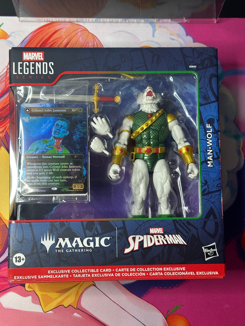 Spider-Man Marvel Legends Magic: Man-Wolf 6-Inch Action Figure With Card In Stock