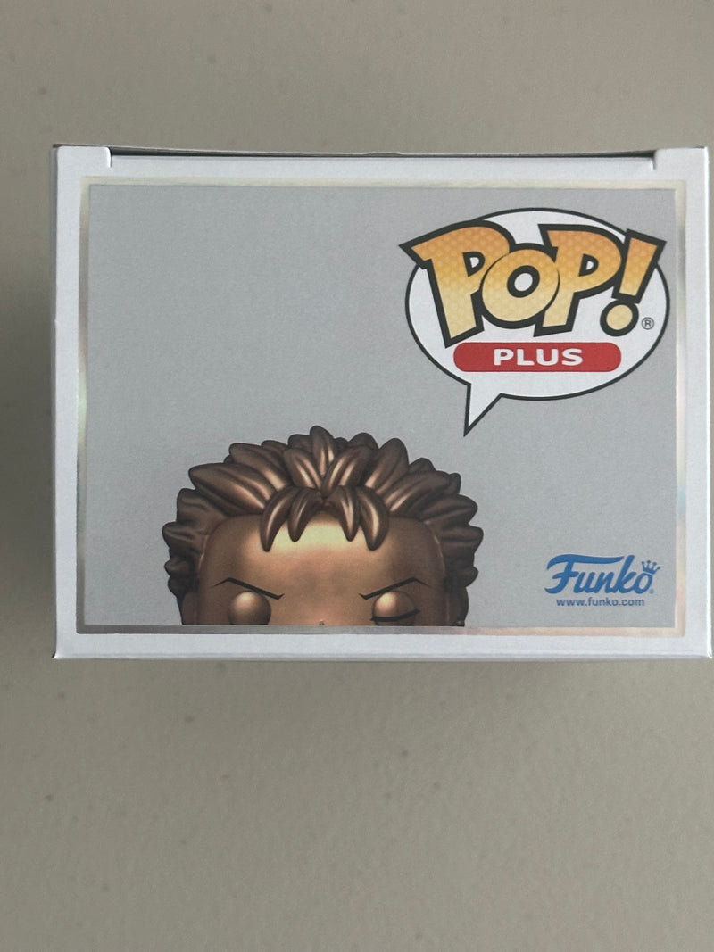 Funko Pop! One Piece Plus Roronoa Zoro Bronze Statue Figure #1901 + Protector