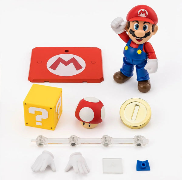 Super Mario Bros. Mario S.H.Figuarts Action Figure Presale USA Final Sale