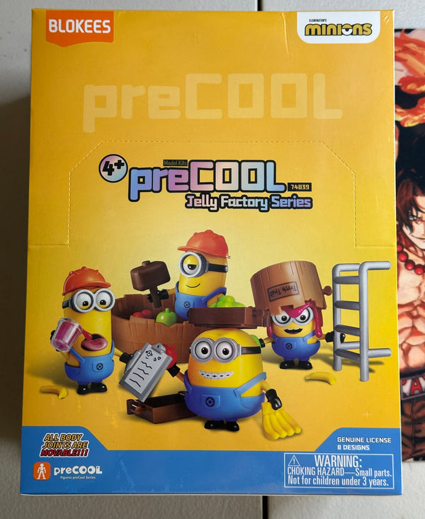 Minions Blokees Mini Model Kit Case of 8 Sealed Final Sale PreCOOL