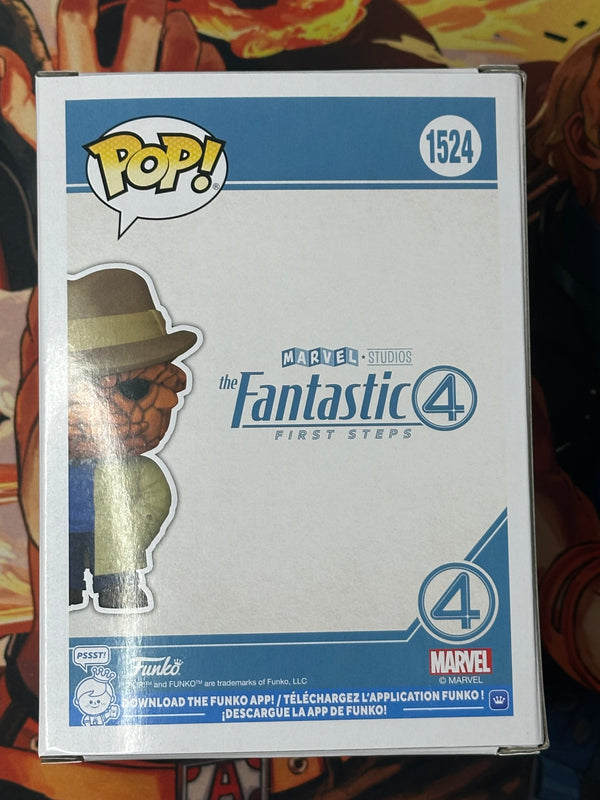 Funko Pop! The Fantastic Four- The Thing (Trench Coat) #1524 W Protector IN HAND