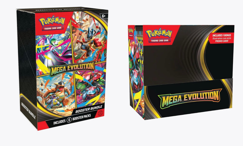 Pokemon TCG Mega Evolution Enhanced Booster Box ME01 W Mega Evolution Booster Bundle Sealed